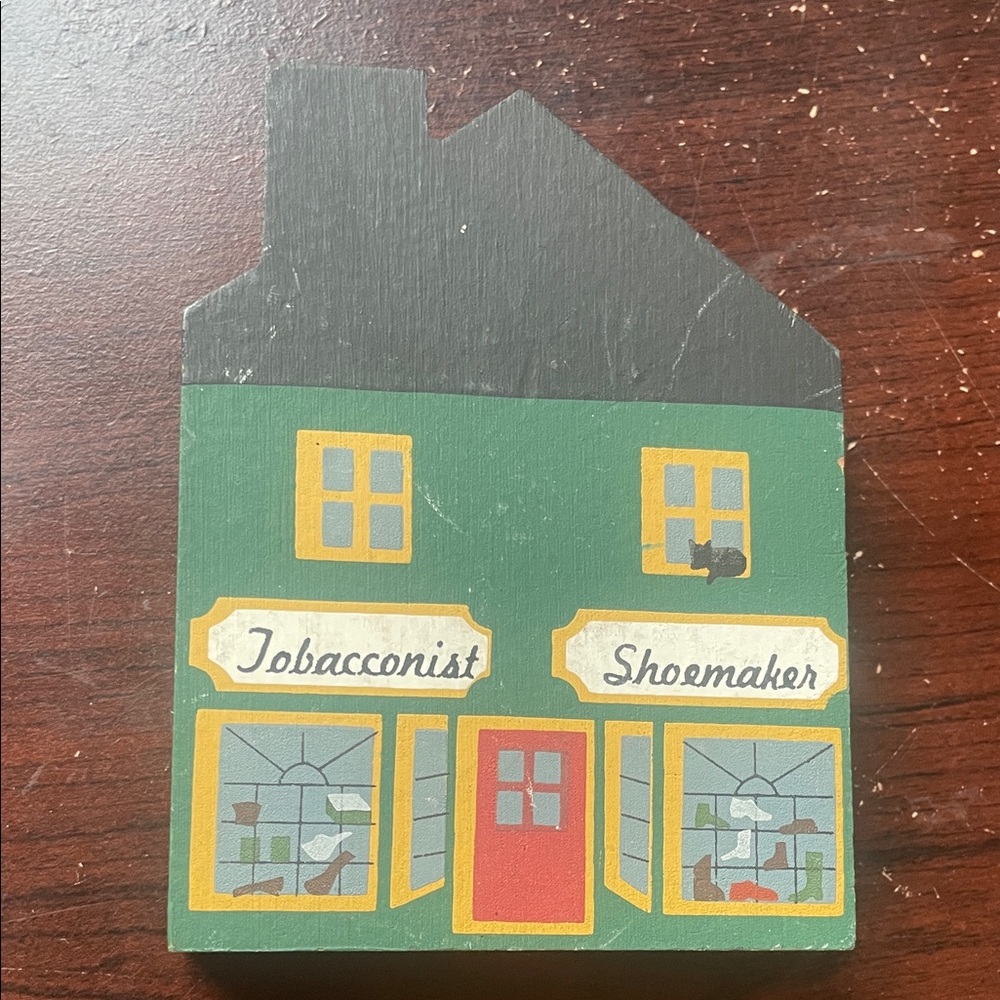 The Cat’s Meow- Tobacconist Shoemaker Decor 1984